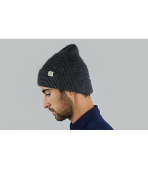 Oversized grijze beanie Kinabalu beanie dark heather